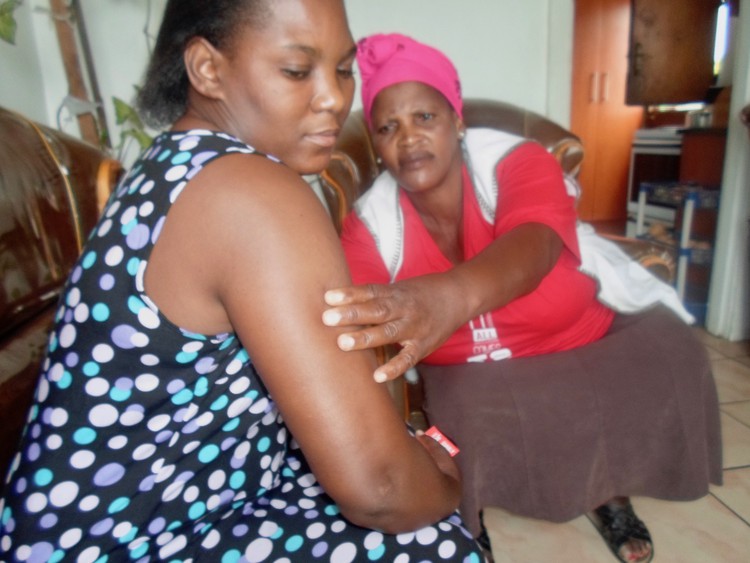 Photo of woman and her grandmother