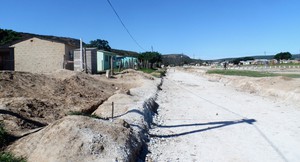 Photo of a dirt road