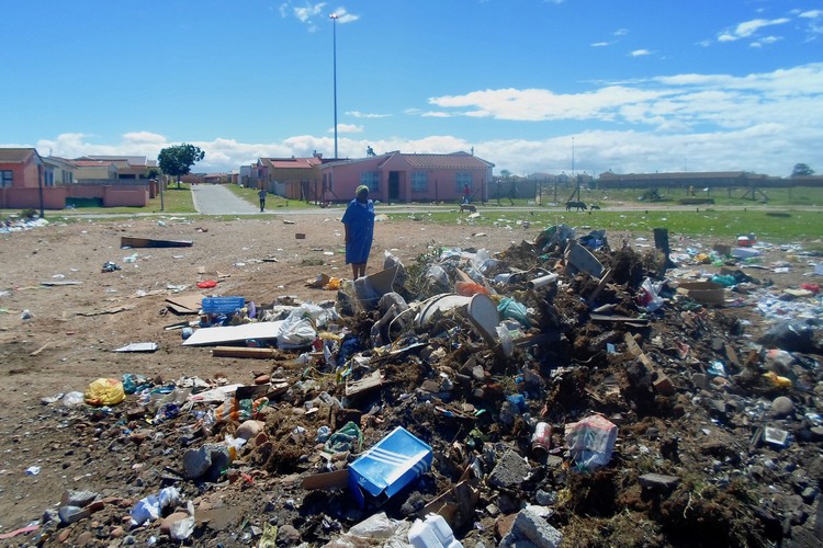 Photo of a rubbish dump