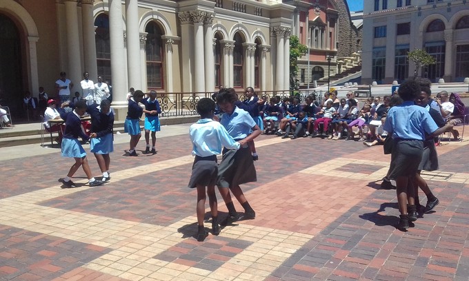 Photo of kids dancing