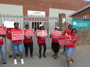 Photo of SASSA protest