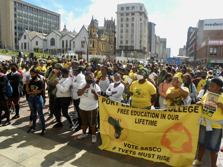 Photo of a protest march