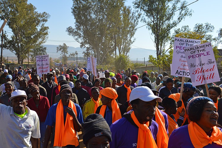 Photo of marchers