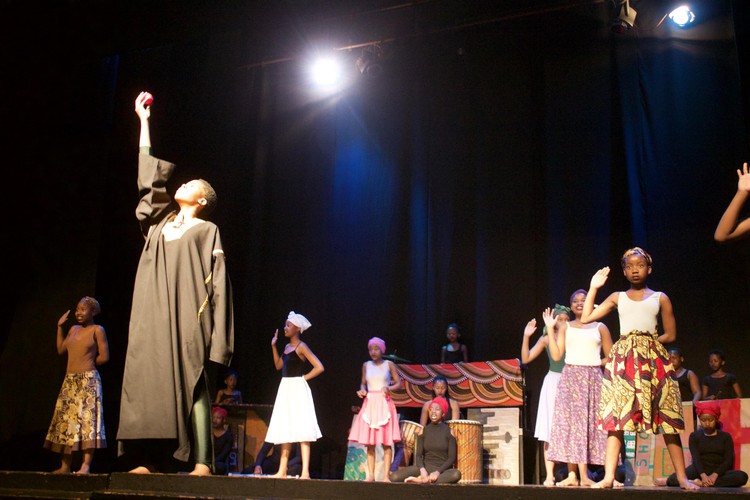 Photo of Centurion\'s cast on stage