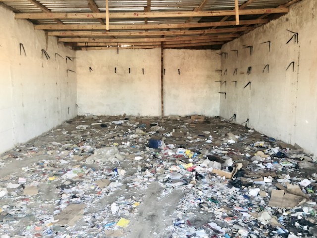 Photo of a room stripped bare