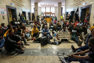 Photo of protesters