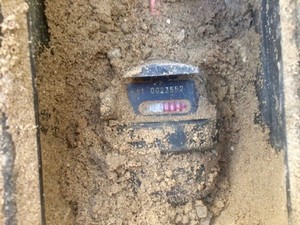 Photo of a water meter