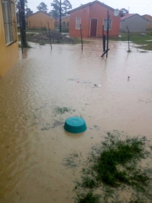 Photo of a flooded area