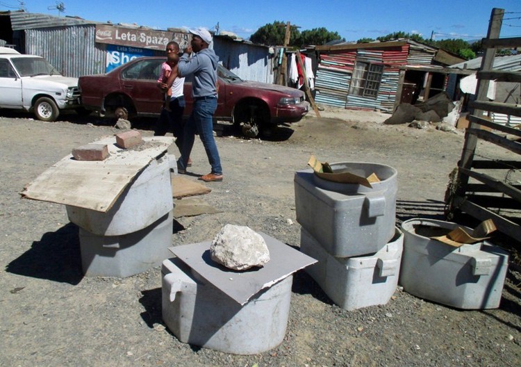 Photo of portable toilets