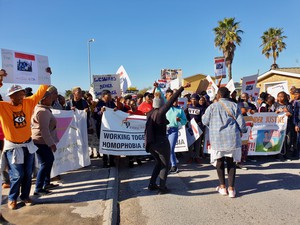 Photo of marchers