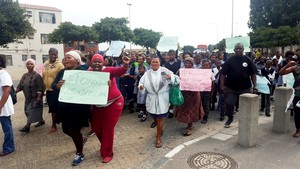 Photo of a protest march