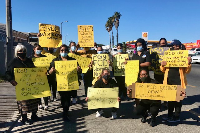 Photo of protesters