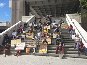 Protest for water during lockdown