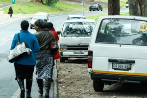 Photo of commuters walking