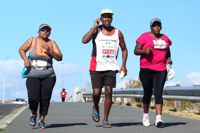 Photo of three runners