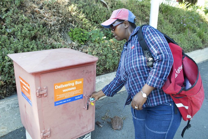 Photo of postal worker