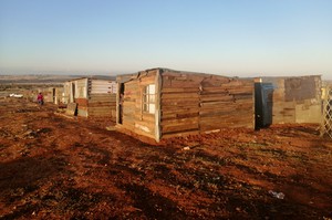 Photo of shacks