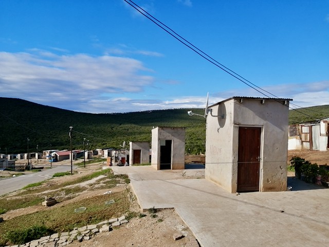 Photo of incomplete buildings