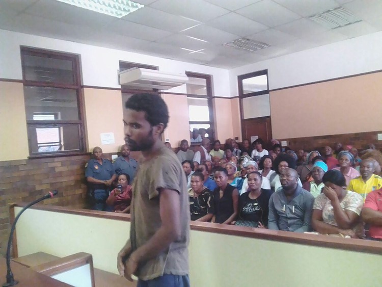 Photo of man in court