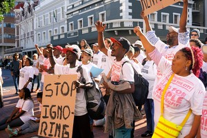 Photo of Reclaim the City supporters