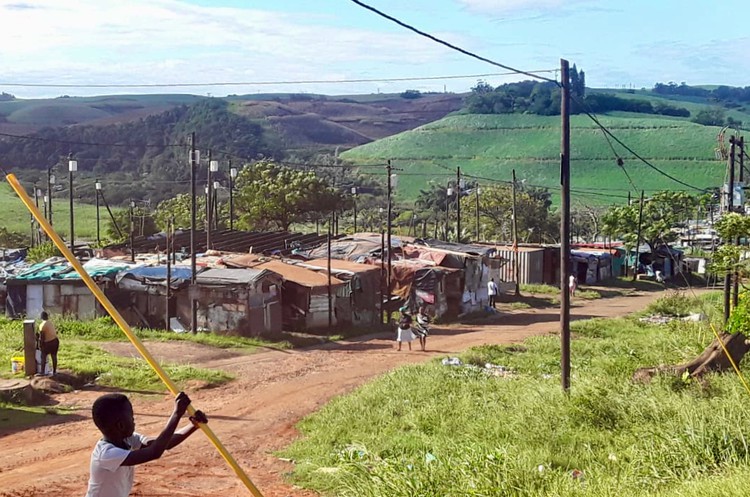 Photo of an informal settlement