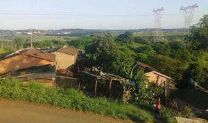 Photo of houses on hill