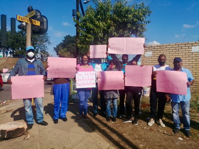 Photo of protesters