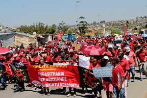 Residents of Enkanini in Cato Crest informal settlement in Durban say they have been without proper sanitation since August 2017. Photo: Nomfundo Xolo