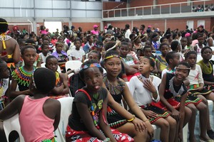 Photo of girls in a hall