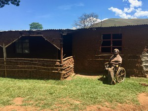 Photo of a man in a wheelchair