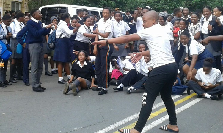 Photo of protesters