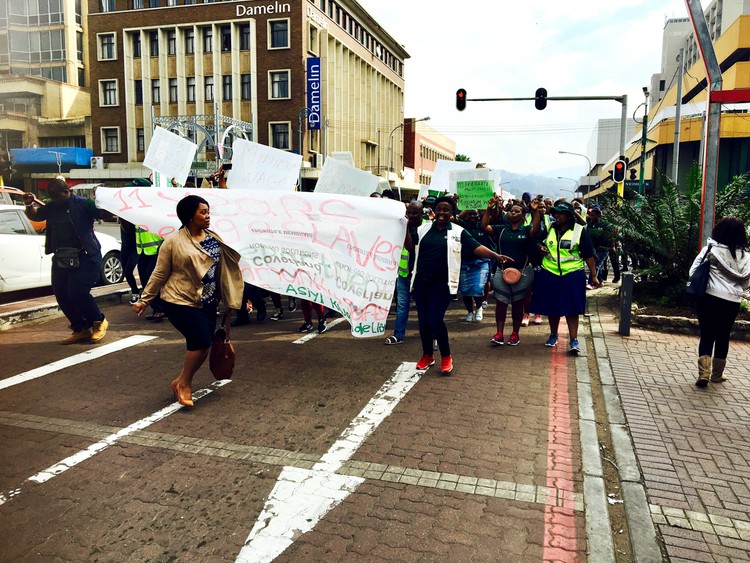 Photo of protesters