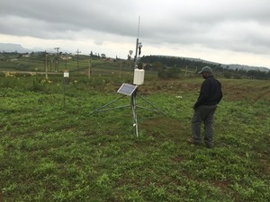 Photo of weather station