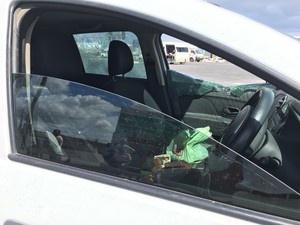 Photo of smashed car