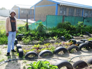 Photo of a man in a garden