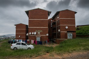 Photo of one of the Glebelands's blocks