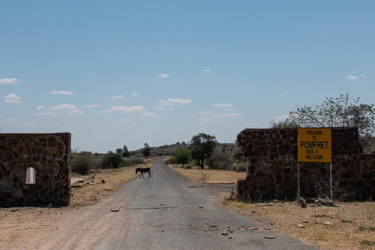 Photo of entrance to Pomfret