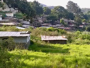 Photo of shacks