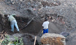 Photo of informal miners