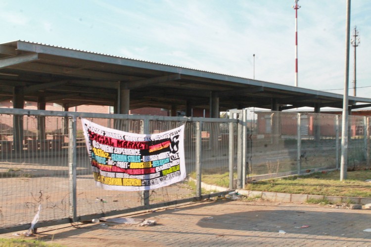 Photo of a taxi rank