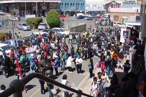 Photo of protesting students