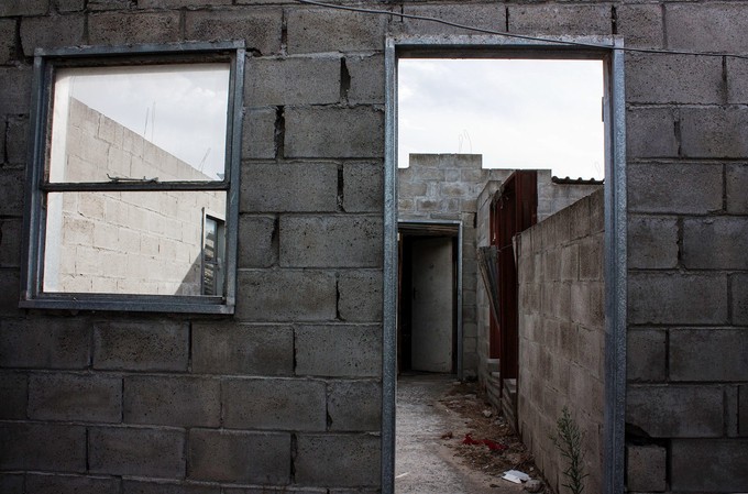 Photo of half built houses