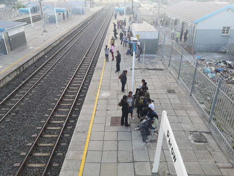 Photo of empty rail tracks