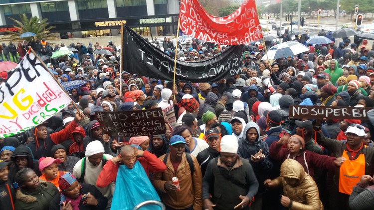 Photo of protesters