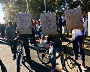 Photo of protesters