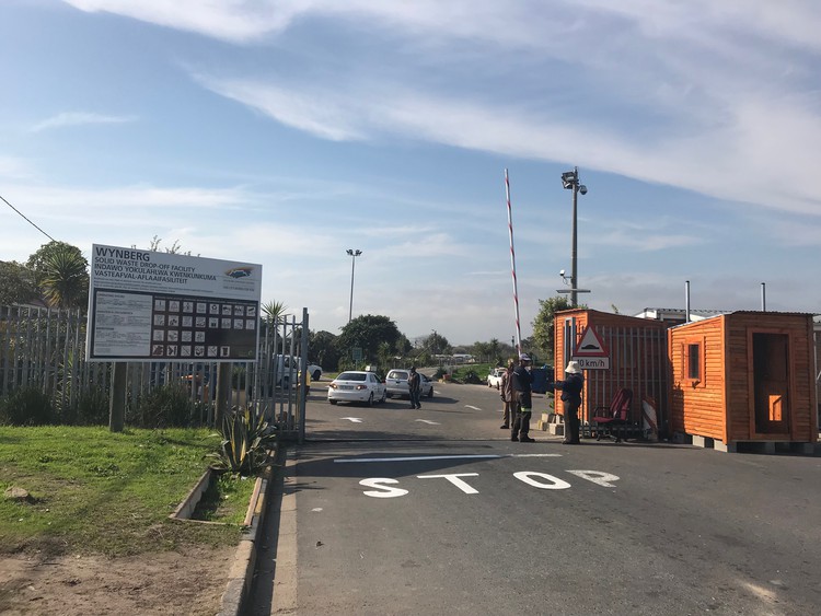 Photo of entrance to depot