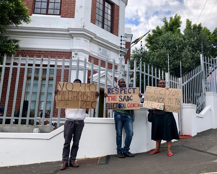 Photo of protesters