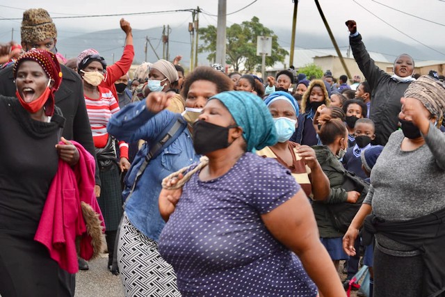 Photo of protesters