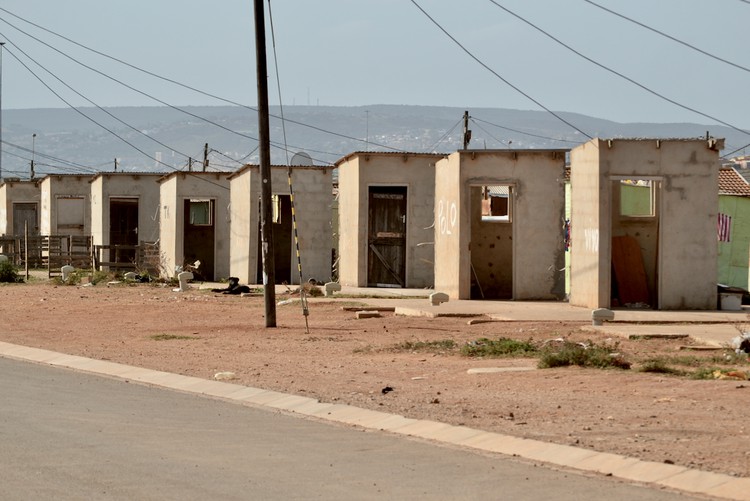 Photo of dilapidated toilets