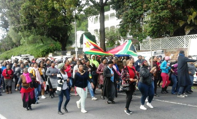 Photo of marchers